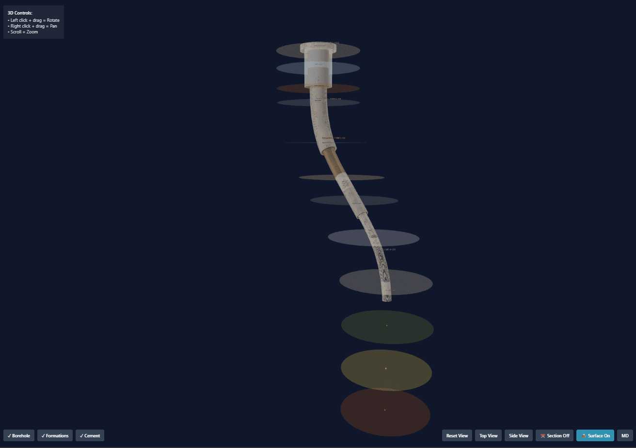 3D Well Visualization